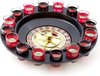 Afbeelding van het spelletje Party roulette spel met glazen bescherm kap - drank roulette spel 12 glasjes - Drankspel Roulette - Drank spelletjes - Drankspel Voor Volwassenen - Drinking Game - Roulette - Drank Roulette !