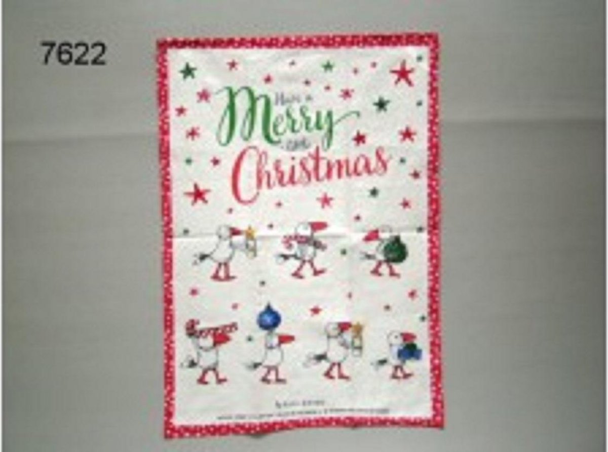 Ashdene Theedoek Merry Little Christmas - katoen - 50 x 70 cm