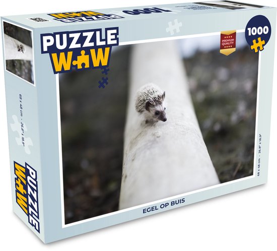 Puzzel Egel op buis - Legpuzzel - Puzzel 1000 stukjes volwassenen | bol.com