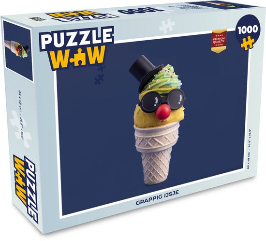 Puzzel Grappig ijsje - Legpuzzel - Puzzel 1000 stukjes volwassenen | bol.com