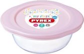 Baby Voedselcontainer, Rond, 0.35 L, Glas, Roze - Pyrex | My First Pyrex