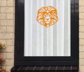 Voetbal EK WK (raam) sticker set herbruikbaar Leeuw van Oranje | Rosami Decoratiestickers
