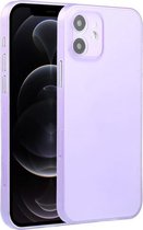 Camera Precision Hole PP-beschermhoes voor iPhone 12 Pro (paars)