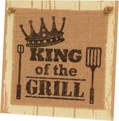 Wooden Sign "King of the Grill"