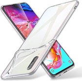 Transparant TPU hoesje - Siliconen back cover - Geschikt voor Samsung Galaxy A10/M10
