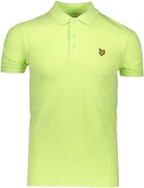 Lyle & Scott - Heren Polo SS Plain Polo Shirt - Groen - Maat XS