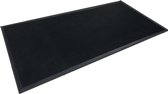 Ikado  Rubberen deurmat zwart groot  91 x 150 cm