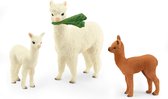 Schleich Wild Life - Alpaca famillie - Speelfigurenset - Kinderspeelgoed voor Jongens en Meisjes - 3 tot 8 jaar - 42544