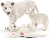 Schleich Wild Life - Leeuwenmoeder met welpjes - Speelfigurenset - Kinderspeelgoed voor Jongens en Meisjes - 3 tot 8 jaar - 42505
