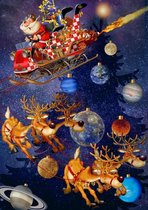 Francois Ruyer legpuzzel Santa Claus is arriving! 1500 stukjes