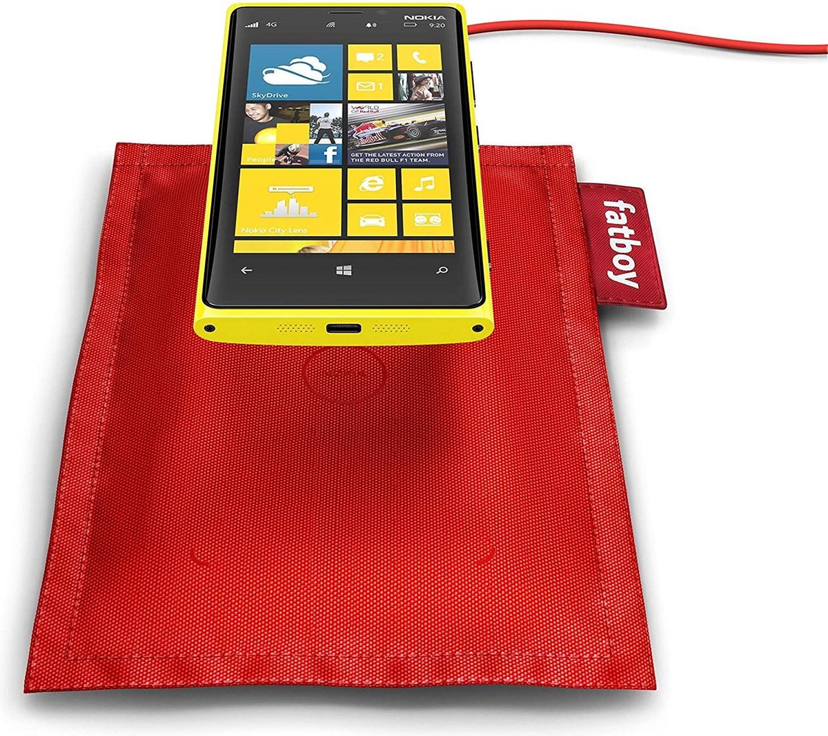 Nokia DT-901 draadloos laadkussen van Fatboy - rood | bol.com