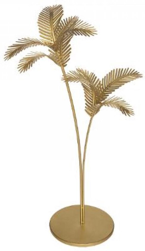 Palmboom - Metalen - Goud - Gouden - Decoratie - Exclusive living -... | bol.com