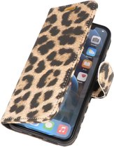 MP Case book case style Samsung Galaxy A12 wallet case - Luipaard Geel