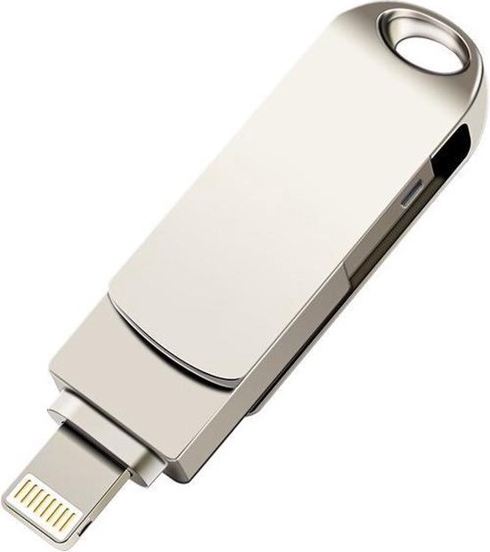 2 in 1 Flash Drive 32GB - Usb 2.0 naar Lightning - USB Stick 32GB | bol.com