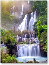 Thi lo su (tee lor su) - de grootste waterval in Thailand - 30x40 Canvas Staand - Landschap