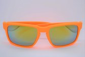 Zonnebril neon oranje