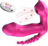 TipsToys Nieuwste Draagbare Vibrator - Zuig 3.0 Dildo's Vrouwen Clitoris Gspot SexToys Roze