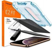 Spigen - Apple iPhone 11 - Privacy Screenprotector Met Montage Frame - Zwart