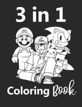 3 in 1 Coloring Book