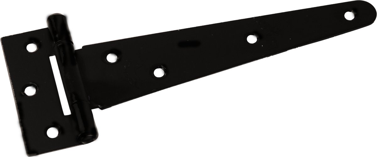 Waelbers - Staartscharnier - 200mm - Zware uitvoering - Zwart