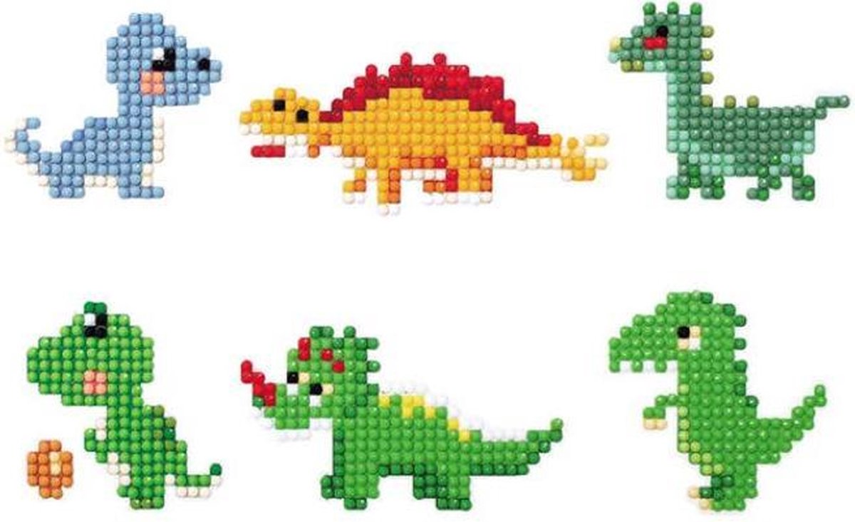 Stickervellen - Stickers voor kinderen en volwassenen - Diamond painting Stickers - Dinosauriërs