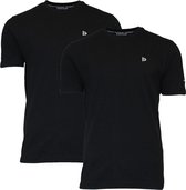 2-Pack Donnay T-shirt - Sportshirt - Heren - Black (020) - maat 3XL