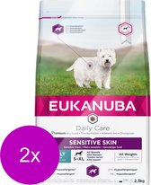 Eukanuba Dog Sensitive Skin Kip - Hondenvoer - 2 x 2.3 kg