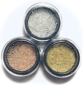 RSB - parelset gold, rosé gold, silver - 1mm