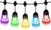 Lichtsnoer | Lichtketting | 12 LEDS | 5,3 Meter | Waterdicht | 2 Modi | Acryl