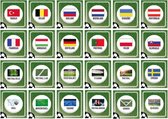 memo geheugenspel EK - Kaartspel 70 kaarten - gedrukt op karton - educatief spel - geheugenspel