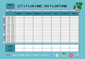 Weekplanner 'Let's Plan Some, You Plantsome' A4 Do Nuts Collectie| Stationery Collectie | To Do Planner | Weekoverzicht | Agenda | Overzicht en Structuur