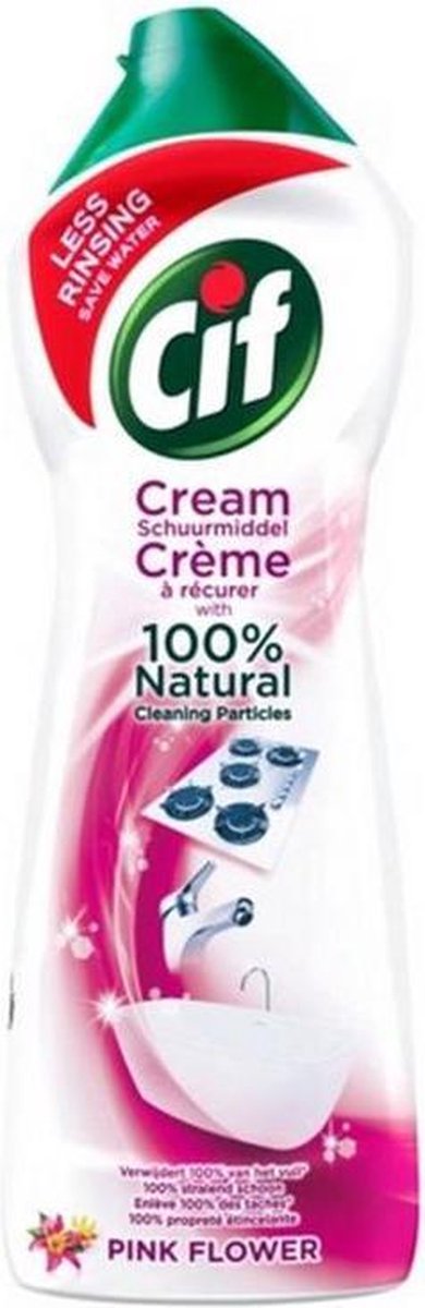 Cif Schuurmiddel Crème – Pink Flower – 750ml