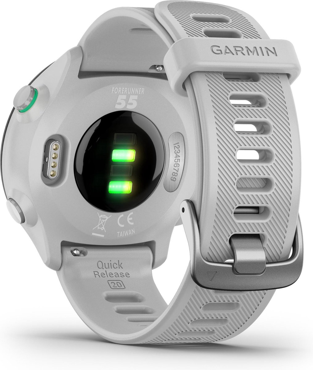 Garmin Forerunner 55 - Sporthorloge met GPS Tracker - Geschikt voor Hardlopen - 42mm - Whitestone – foto 6