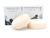 Owl & Bee® Shampoo & conditioner bar set - Alle haartypes - Geen kleurstoffen - Geen toegevoegde geur - 100% vegan gecertificeerd - Zero waste - Vrij van siliconen en parabenen