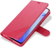 AZNS Xiaomi Mi 10T / 10T Pro Hoesje Wallet Book Case Kunstleer Rood