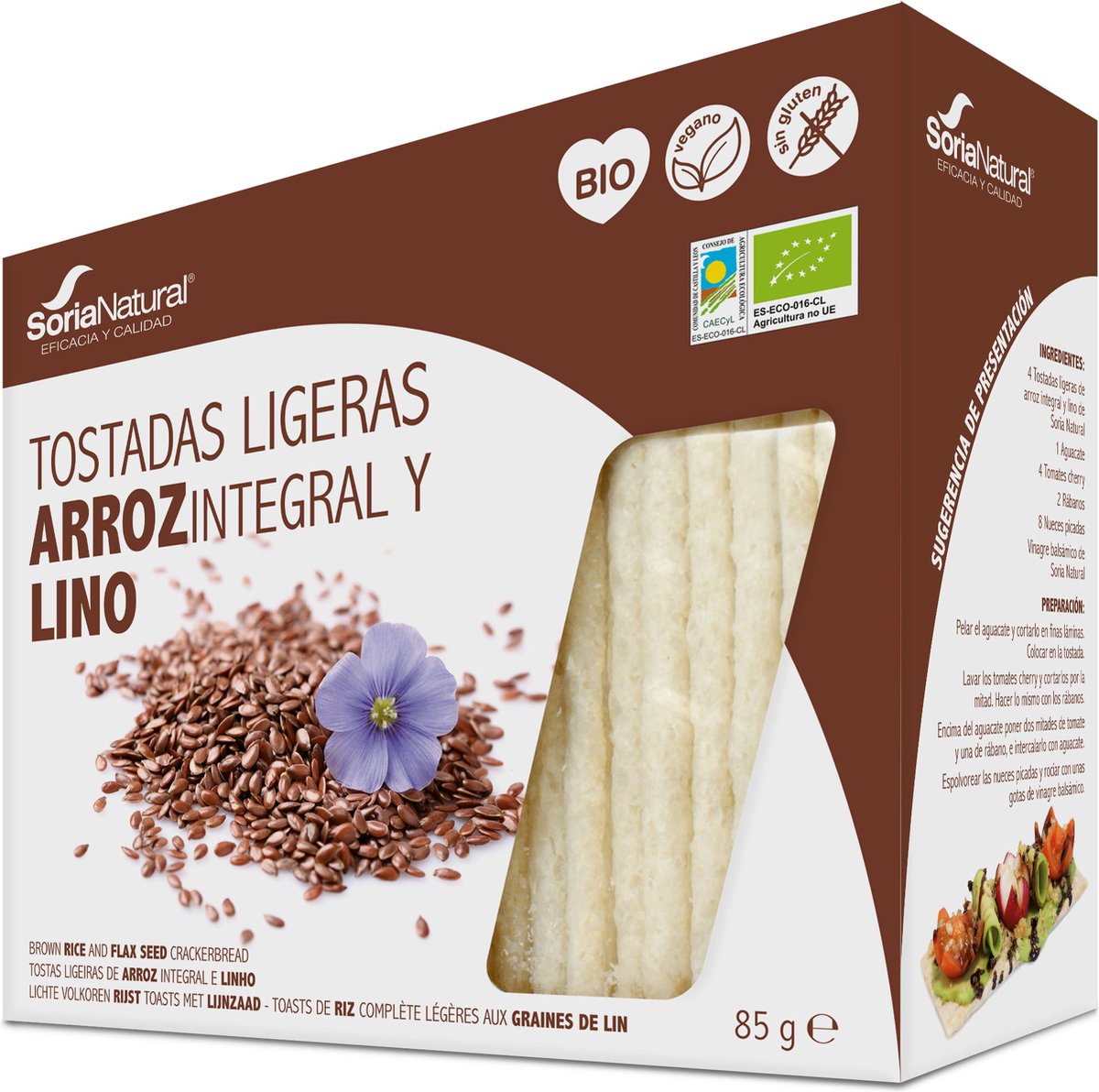 Goedkoopste Alecosor Bio Tostadas De Arroz Y Lino