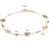 Gouden Armband met Kleurstenen 4021005