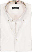 Eterna Comfort Fit overhemd - korte mouw - wit (contrast) - Strijkvrij - Boordmaat: 50