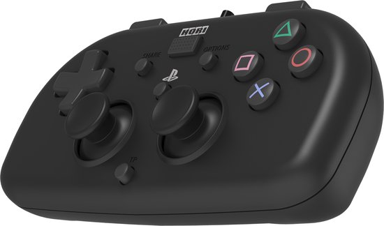 Hori Wired Mini Controller - Black (PS4) - Hori