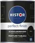Histor Perfect Finish Schoolbordverf - Perfecte Dekking - Camouflerend - Mat Effect - 0.25L - Zwart