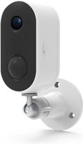 Smartlife & Tuya - Caméra de sécurité extérieure - Sans fil au moyen d'une batterie rechargeable - Résolution d'image Full HD 1080p - Wi-Fi - avec carte SD 32 GB incluse