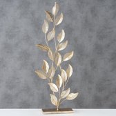 Staand object - Tak - Bladderen - Goud - Zilver - 100cm - Metaal