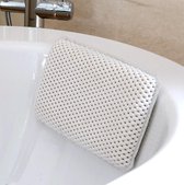 Vannons - Badkussen - Wit - 8 Zuignappen - Kussen voor in bad of Jacuzzi