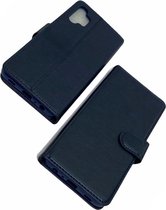 Samsung Galaxy A32  5G Donker blauw Portemonnee hoesje met pasjes - Boek beschermend