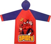 Marvel Spiderman Regenjas PVC - Maat 8jr