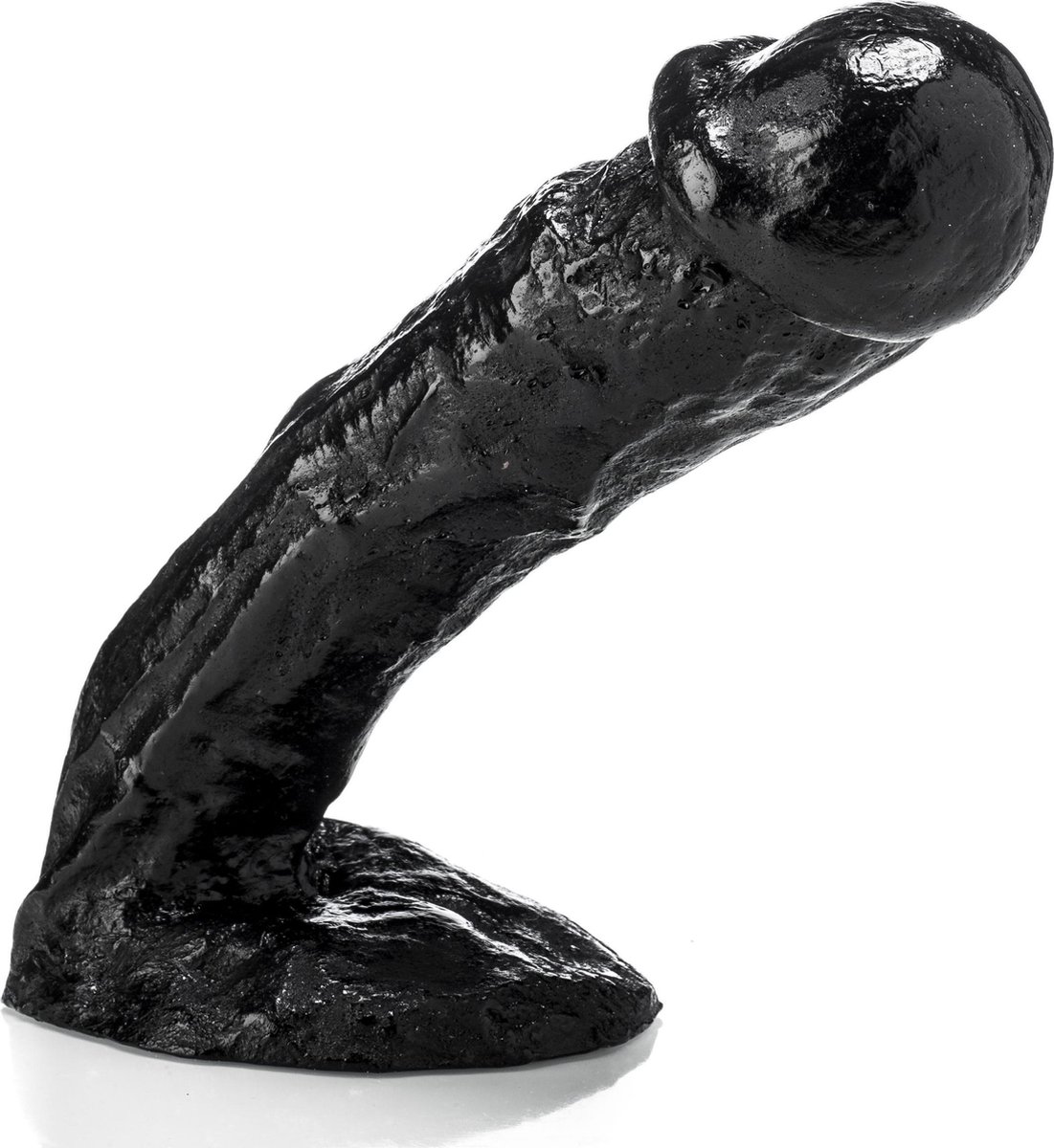 Goedkoopste XXLTOYS - Cees - Large Dildo - Inbrenglengte 22 X 6.1 cm - Black - Uniek Design Realistische Dildo – Stevige Dildo – voor Diehards only - Made in Europe
