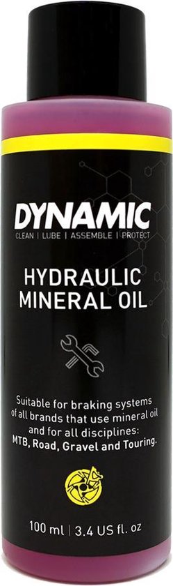 Dynamic Hydraulic Mineral Oil - remvloeistof schijfrem fiets - Mineraal olie Remvloeistof voor Racefiets, Gravelbike, MTB en Trekkingfiets