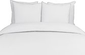 Fissaggio | Dekbedovertrekset Feston Grey - 140x200/220 cm - Wit/Grijs - Sloop 65x65cm - BE