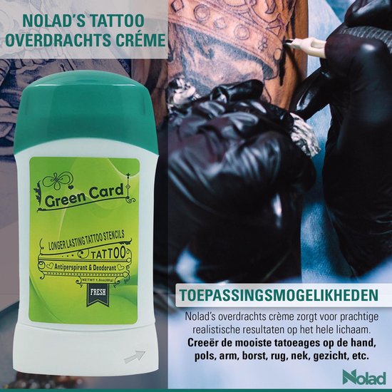 De volgende wasserette aansluiten Nolad® Tattoo Overdracht Crème - Tattoo Crème - Tattoo Gel - Tattoo  Hulpmiddelen -... | bol.com