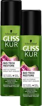 Gliss Kur Bio-Tech Anti Klit Spray - 2 x 200 ml DUOPAK